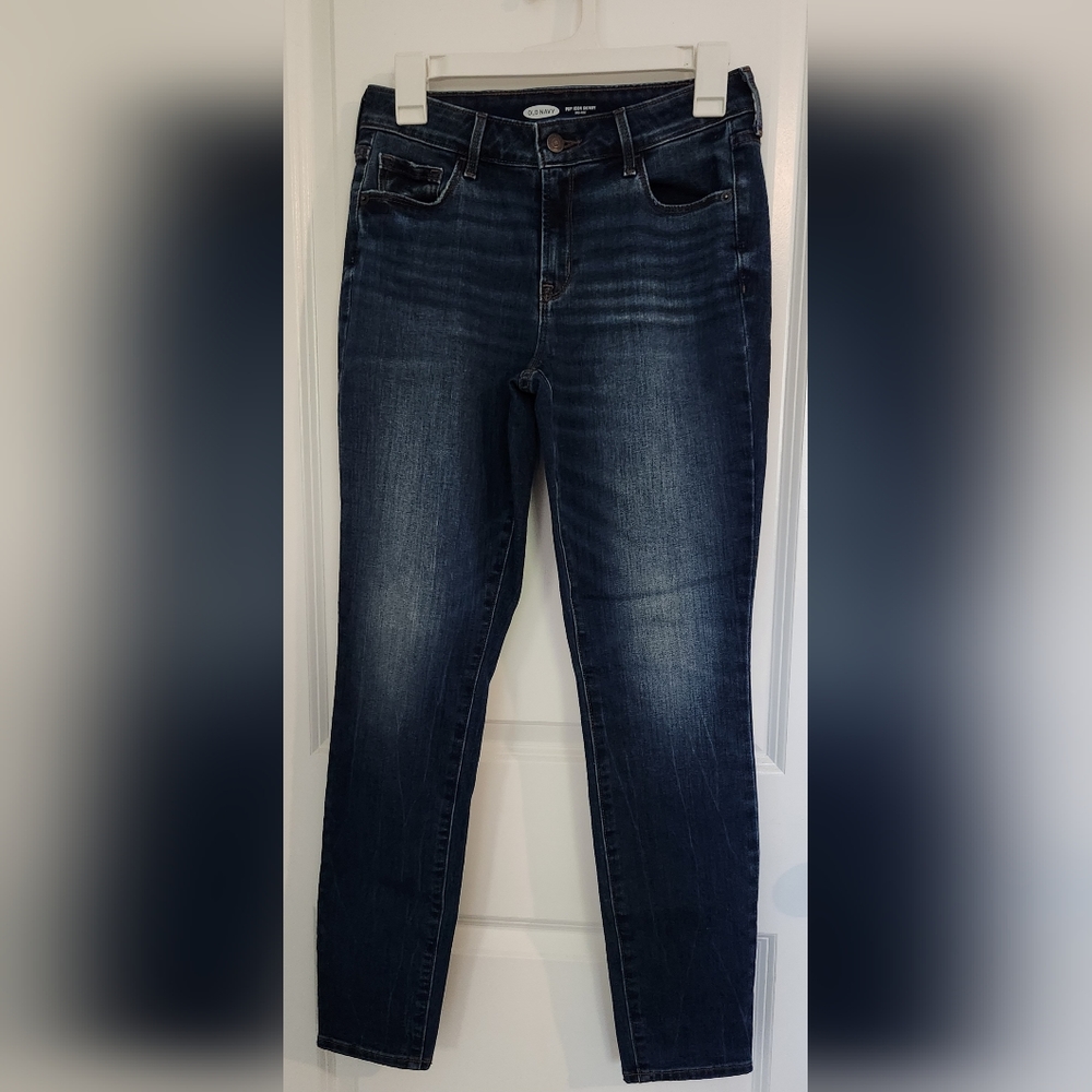Old Navy, jeans, size 6, pop icon, skinny, mid-rise